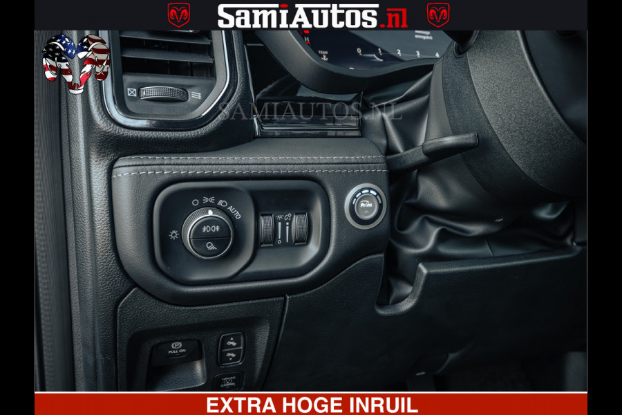 Dodge Ram Limited Night H.O 540HP 706Nm | Massage + Full Option | De Meest Luxe en Volle Pick-Up in zijn Klasse | Comfortabele Dubbele Cabine met Royale 5 Zitplaatsen | BPM vrij | Nu Leverbaar uit Voorraad | Voorraad Nr 2328 -  5157