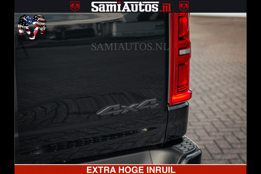 Dodge Ram Limited Night H.O 540HP 706Nm | Massage + Full Option | De Meest Luxe en Volle Pick-Up in zijn Klasse | Comfortabele Dubbele Cabine met Royale 5 Zitplaatsen | BPM vrij | Nu Leverbaar uit Voorraad | Voorraad Nr 2328 -  5157