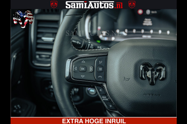 Dodge Ram Limited Night H.O 540HP 706Nm | Massage + Full Option | De Meest Luxe en Volle Pick-Up in zijn Klasse | Comfortabele Dubbele Cabine met Royale 5 Zitplaatsen | BPM vrij | Nu Leverbaar uit Voorraad | Voorraad Nr 2328 -  5157