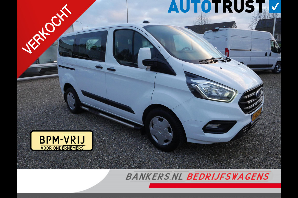 Ford Transit Custom 2.0 TDCI 110PK, L1H1, Airco, Combi-9 Persoons, Meerdere op voorraad