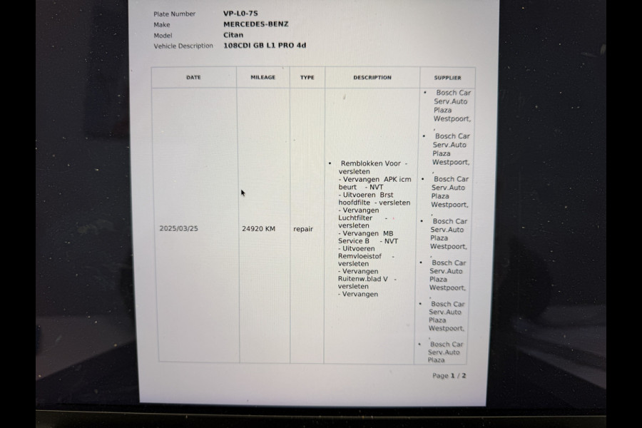 Mercedes-Benz Citan 108 CDI Euro 6 L1 Pro CarPlay/cruise control/pdc