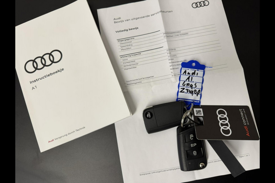 Audi A1 Sportback 25 TFSI Automaat 3 x S-Line Full LED Leer Cruise Clima Apple / Android Parkeersensoren achter