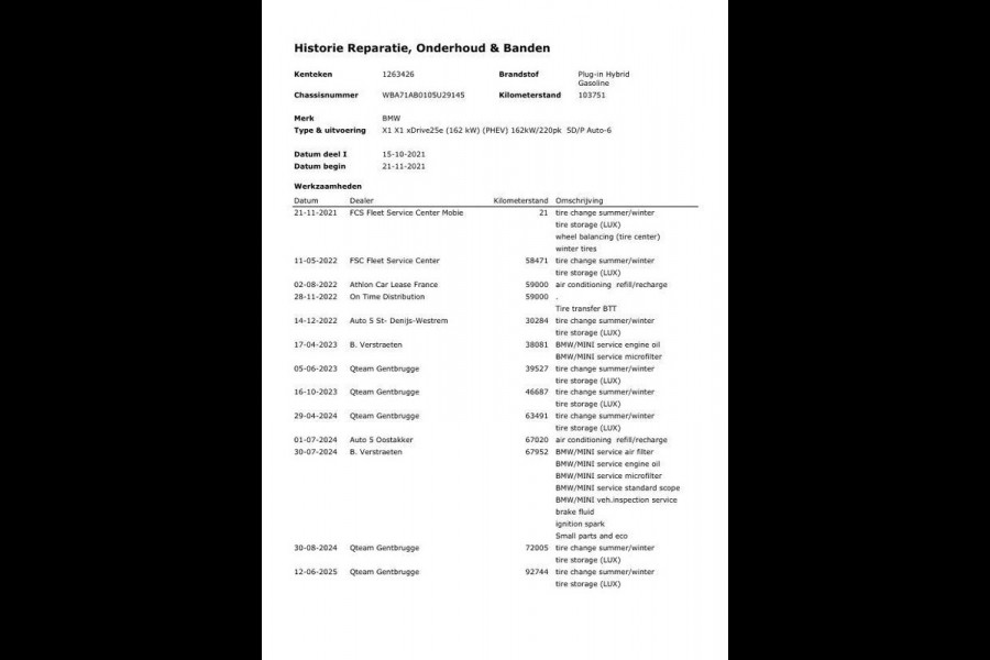 BMW X1 xDrive25e Executive CAMERA / CARPLAY / AUTOMAAT / LEDER / LED / CRUISE CONTROLE / STOELVERWARMING