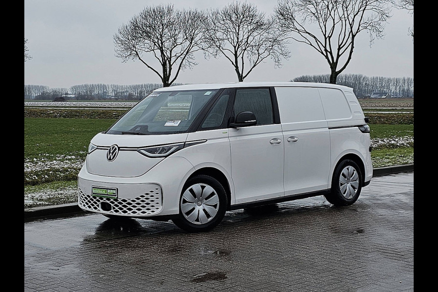 Volkswagen ID. Buzz Cargo 77 kWh 2XZijdeur 77kWh NAP LED 204Pk 422Km (WLTP) Navi Camera Stoelverwarming Achterdeuren 1e Eigenaar!