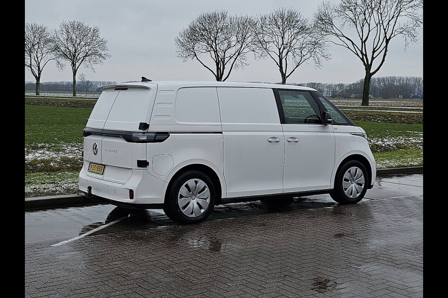 Volkswagen ID. Buzz Cargo 77 kWh 2XZijdeur 77kWh NAP LED 204Pk 422Km (WLTP) Navi Camera Stoelverwarming Achterdeuren 1e Eigenaar!