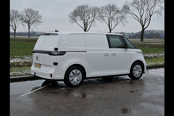 Volkswagen ID. Buzz Cargo 77 kWh 2XZijdeur 77kWh NAP LED 204Pk 422Km (WLTP) Navi Camera Stoelverwarming Achterdeuren 1e Eigenaar!
