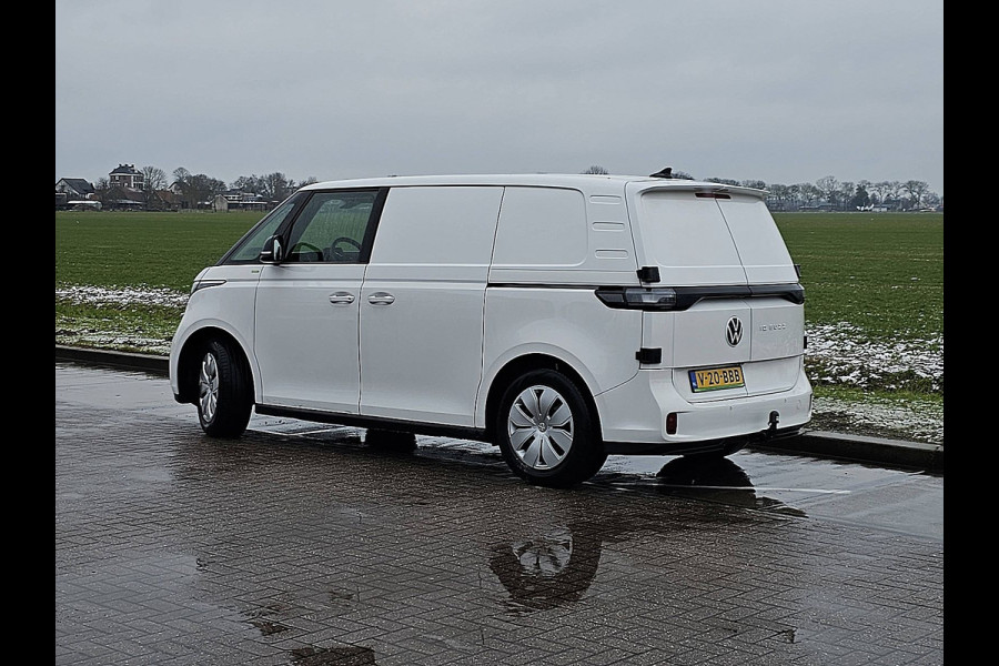 Volkswagen ID. Buzz Cargo 77 kWh 2XZijdeur 77kWh NAP LED 204Pk 422Km (WLTP) Navi Camera Stoelverwarming Achterdeuren 1e Eigenaar!