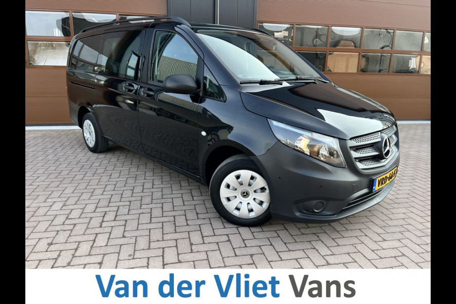 Mercedes-Benz Vito 110 CDI 102pk E6 Lang DC 5p Comfort Lease €442 p/m, Airco Clima, Carplay, PDC V+A, Onderhoudshistorie aanwezig