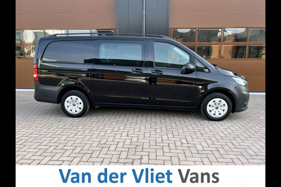 Mercedes-Benz Vito 110 CDI 102pk E6 Lang DC 5p Comfort Lease €442 p/m, Airco Clima, Carplay, PDC V+A, Onderhoudshistorie aanwezig