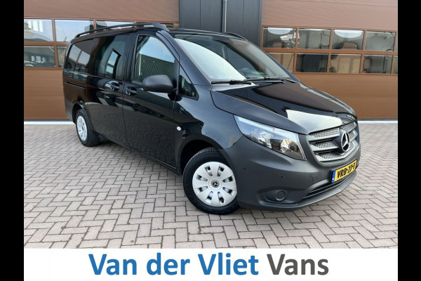 Mercedes-Benz Vito 110 CDI 102pk E6 Lang DC 5p Comfort Lease €425p/m, Airco Clima, Carplay, PDC V+A, Onderhoudshistorie aanwezig