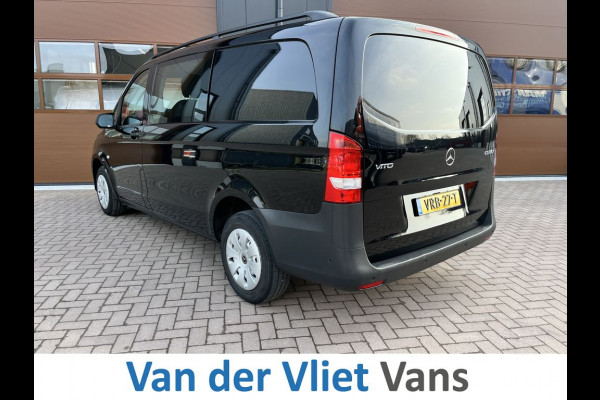 Mercedes-Benz Vito 110 CDI 102pk E6 Lang DC 5p Comfort Lease €425p/m, Airco Clima, Carplay, PDC V+A, Onderhoudshistorie aanwezig