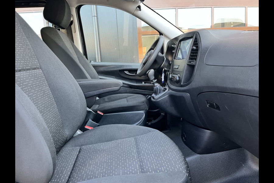 Mercedes-Benz Vito 110 CDI 102pk E6 Lang DC 5p Comfort Lease €425p/m, Airco Clima, Carplay, PDC V+A, Onderhoudshistorie aanwezig