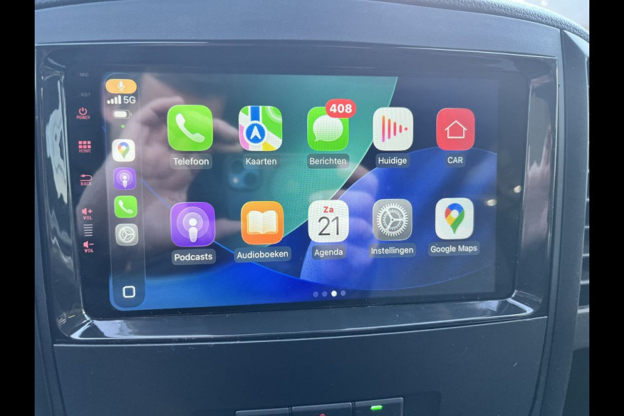 Mercedes-Benz Vito 110 CDI 102pk E6 Lang DC 5p Comfort Lease €425p/m, Airco Clima, Carplay, PDC V+A, Onderhoudshistorie aanwezig