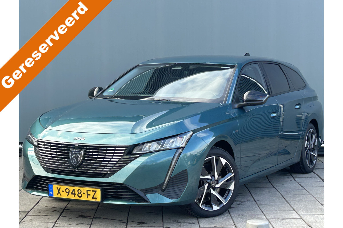 Peugeot 308 SW BWJ 11-2023 | 1.6 HYbrid 180 Allure Pack Bus. | TREKHAAK | LEDER/STOF | CAMERA | CARPLAY | NAVI | STOELVERW | CLIMA