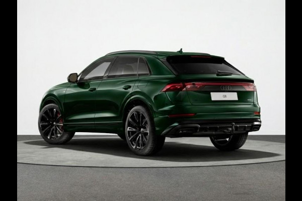 Audi Q8 Pro Line S 55 TFSI e 394 pk | Midnight emerald green | Glazen panoramadak | Bang & Olufsen Premium 3D | Sportstoelen plus voorin |