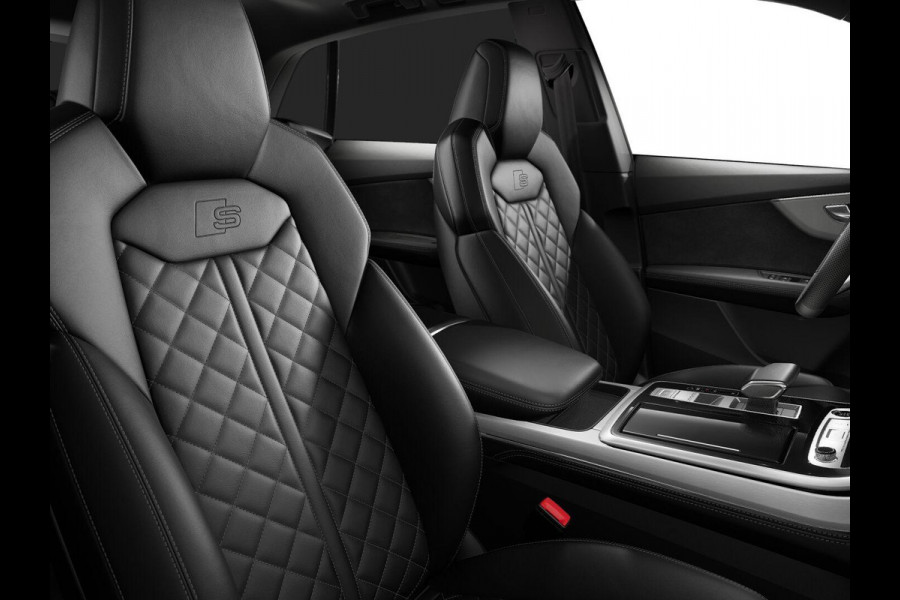 Audi Q8 Pro Line S 55 TFSI e 394 pk | Midnight emerald green | Glazen panoramadak | Bang & Olufsen Premium 3D | Sportstoelen plus voorin |