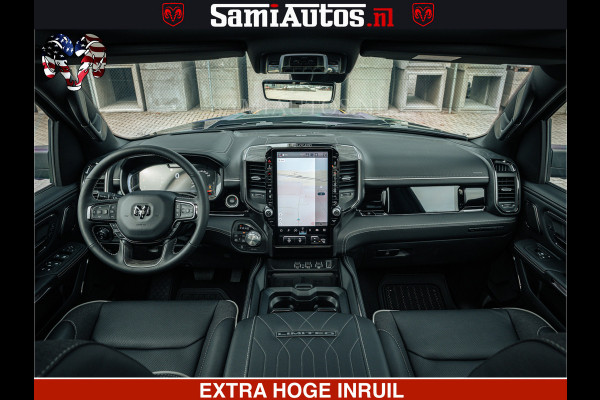 Dodge Ram 1500 Limited Night H.O 540HP 706Nm | Massage + Full Option | De Meest Luxe en Volle Pick-Up in zijn Klasse | Comfortabele Dubbele Cabine met Royale 5 Zitplaatsen | BPM vrij | Nu Leverbaar uit Voorraad | Voorraad Nr 2295 - 8559