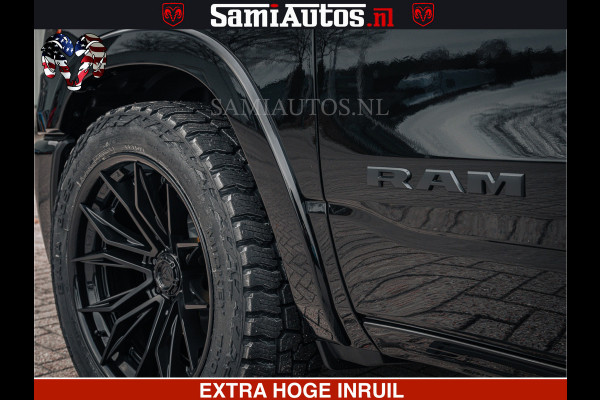 Dodge Ram 1500 Limited Night H.O 540HP 706Nm | Massage + Full Option | De Meest Luxe en Volle Pick-Up in zijn Klasse | Comfortabele Dubbele Cabine met Royale 5 Zitplaatsen | BPM vrij | Nu Leverbaar uit Voorraad | Voorraad Nr 2295 - 8559