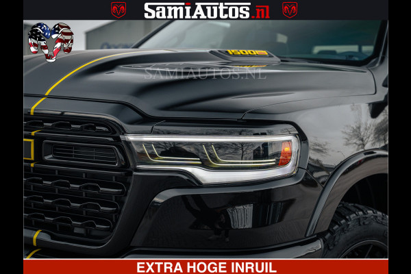 Dodge Ram 1500 Limited Night H.O 540HP 706Nm | Massage + Full Option | De Meest Luxe en Volle Pick-Up in zijn Klasse | Comfortabele Dubbele Cabine met Royale 5 Zitplaatsen | BPM vrij | Nu Leverbaar uit Voorraad | Voorraad Nr 2295 - 8559