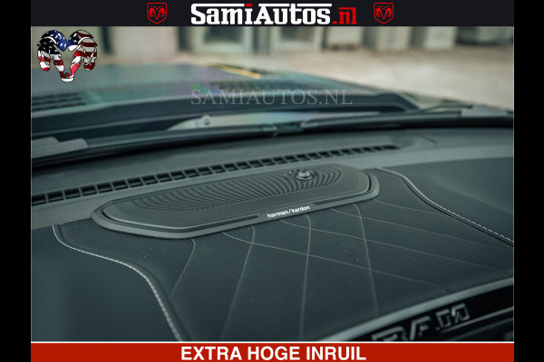 Dodge Ram 1500 Limited Night H.O 540HP 706Nm | Massage + Full Option | De Meest Luxe en Volle Pick-Up in zijn Klasse | Comfortabele Dubbele Cabine met Royale 5 Zitplaatsen | BPM vrij | Nu Leverbaar uit Voorraad | Voorraad Nr 2295 - 8559