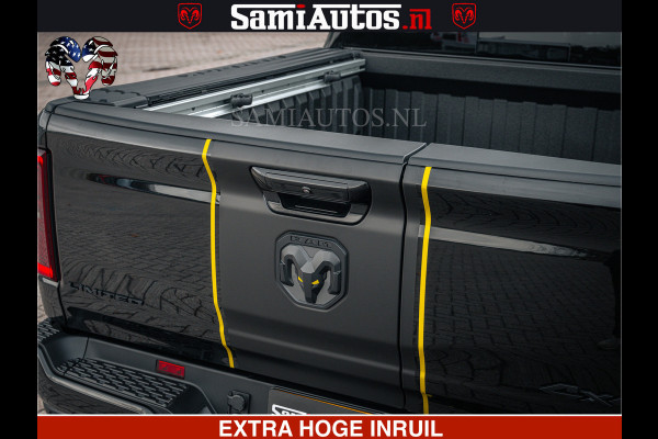 Dodge Ram 1500 Limited Night H.O 540HP 706Nm | Massage + Full Option | De Meest Luxe en Volle Pick-Up in zijn Klasse | Comfortabele Dubbele Cabine met Royale 5 Zitplaatsen | BPM vrij | Nu Leverbaar uit Voorraad | Voorraad Nr 2295 - 8559