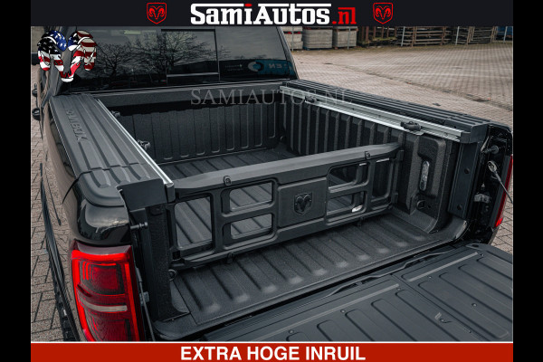 Dodge Ram 1500 Limited Night H.O 540HP 706Nm | Massage + Full Option | De Meest Luxe en Volle Pick-Up in zijn Klasse | Comfortabele Dubbele Cabine met Royale 5 Zitplaatsen | BPM vrij | Nu Leverbaar uit Voorraad | Voorraad Nr 2295 - 8559