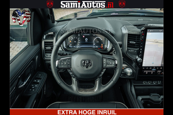 Dodge Ram 1500 Limited Night H.O 540HP 706Nm | Massage + Full Option | De Meest Luxe en Volle Pick-Up in zijn Klasse | Comfortabele Dubbele Cabine met Royale 5 Zitplaatsen | BPM vrij | Nu Leverbaar uit Voorraad | Voorraad Nr 2295 - 8559