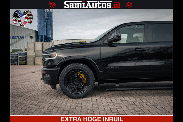 Dodge Ram 1500 Limited Night H.O 540HP 706Nm | Massage + Full Option | De Meest Luxe en Volle Pick-Up in zijn Klasse | Comfortabele Dubbele Cabine met Royale 5 Zitplaatsen | BPM vrij | Nu Leverbaar uit Voorraad | Voorraad Nr 2295 - 8559