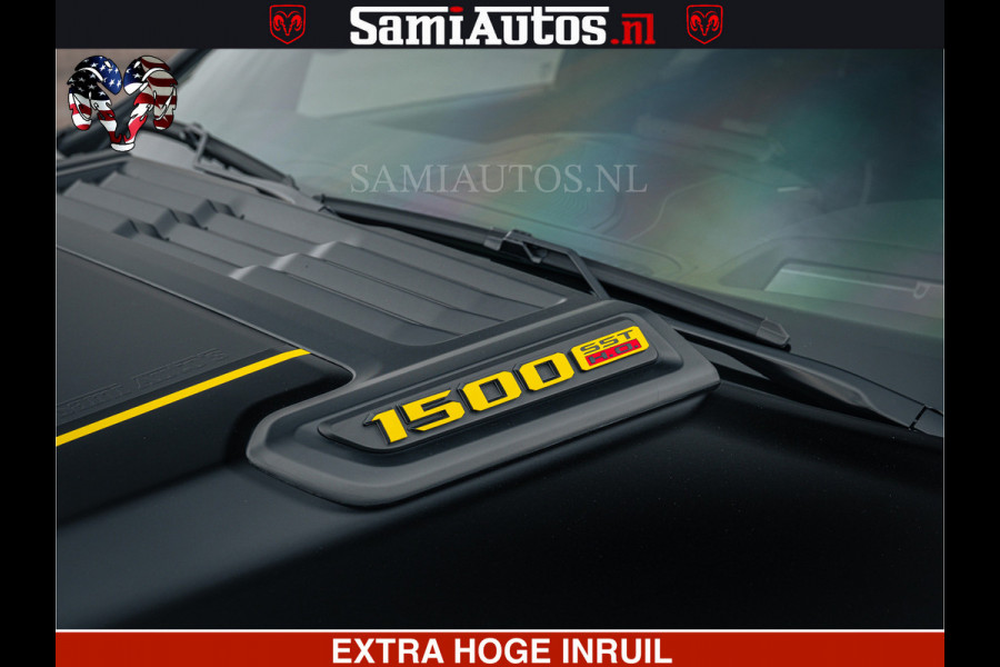 Dodge Ram 1500 Limited Night H.O 540HP 706Nm | Massage + Full Option | De Meest Luxe en Volle Pick-Up in zijn Klasse | Comfortabele Dubbele Cabine met Royale 5 Zitplaatsen | BPM vrij | Nu Leverbaar uit Voorraad | Voorraad Nr 2295 - 8559