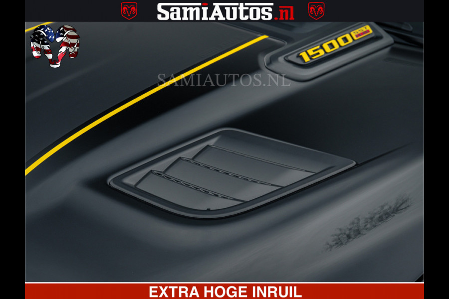 Dodge Ram 1500 Limited Night H.O 540HP 706Nm | Massage + Full Option | De Meest Luxe en Volle Pick-Up in zijn Klasse | Comfortabele Dubbele Cabine met Royale 5 Zitplaatsen | BPM vrij | Nu Leverbaar uit Voorraad | Voorraad Nr 2295 - 8559