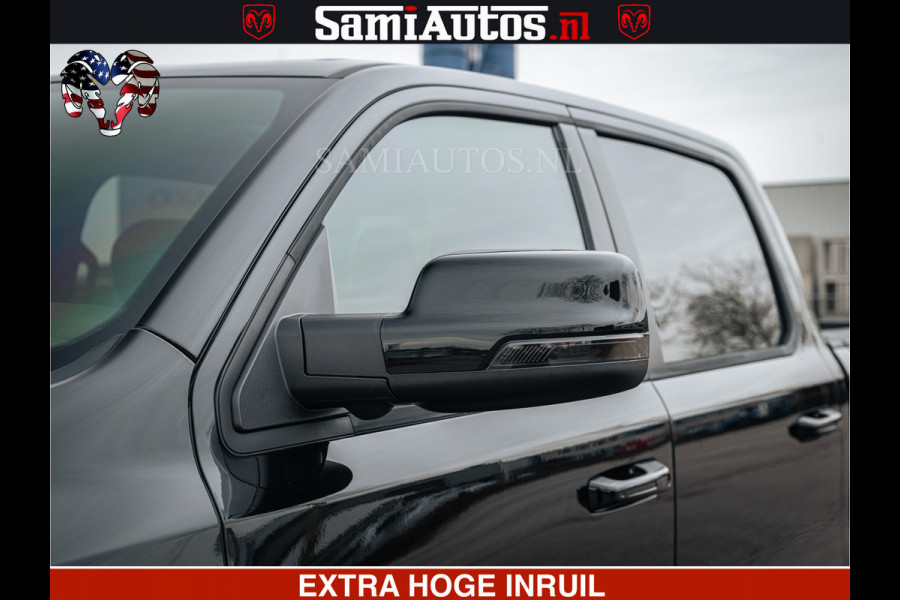 Dodge Ram 1500 Limited Night H.O 540HP 706Nm | Massage + Full Option | De Meest Luxe en Volle Pick-Up in zijn Klasse | Comfortabele Dubbele Cabine met Royale 5 Zitplaatsen | BPM vrij | Nu Leverbaar uit Voorraad | Voorraad Nr 2295 - 8559