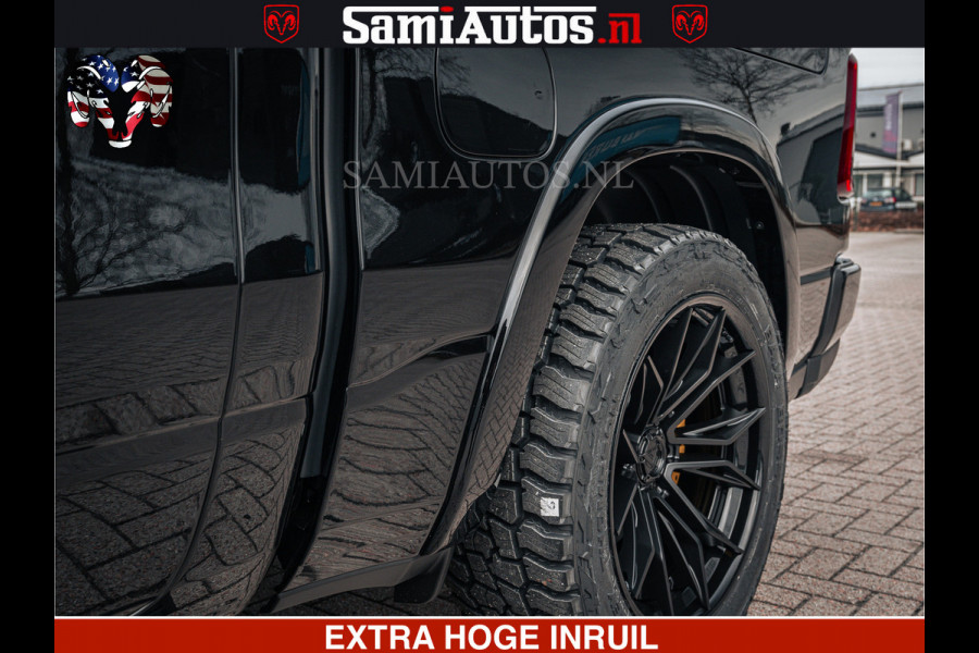 Dodge Ram 1500 Limited Night H.O 540HP 706Nm | Massage + Full Option | De Meest Luxe en Volle Pick-Up in zijn Klasse | Comfortabele Dubbele Cabine met Royale 5 Zitplaatsen | BPM vrij | Nu Leverbaar uit Voorraad | Voorraad Nr 2295 - 8559