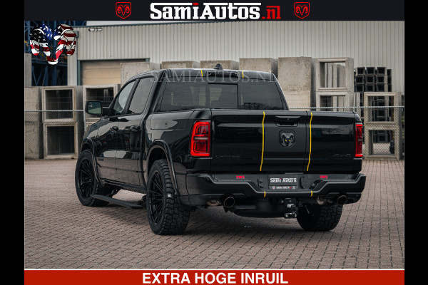 Dodge Ram 1500 Limited Night H.O 540HP 706Nm | Massage + Full Option | De Meest Luxe en Volle Pick-Up in zijn Klasse | Comfortabele Dubbele Cabine met Royale 5 Zitplaatsen | BPM vrij | Nu Leverbaar uit Voorraad | Voorraad Nr 2295 - 8559