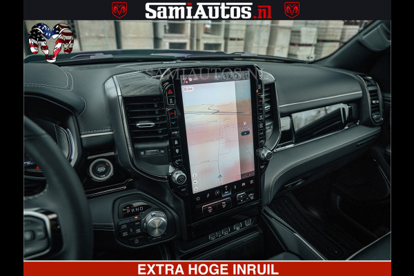 Dodge Ram 1500 Limited Night H.O 540HP 706Nm | Massage + Full Option | De Meest Luxe en Volle Pick-Up in zijn Klasse | Comfortabele Dubbele Cabine met Royale 5 Zitplaatsen | BPM vrij | Nu Leverbaar uit Voorraad | Voorraad Nr 2295 - 8559