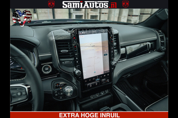 Dodge Ram 1500 Limited Night H.O 540HP 706Nm | Massage + Full Option | De Meest Luxe en Volle Pick-Up in zijn Klasse | Comfortabele Dubbele Cabine met Royale 5 Zitplaatsen | BPM vrij | Nu Leverbaar uit Voorraad | Voorraad Nr 2295 - 8559