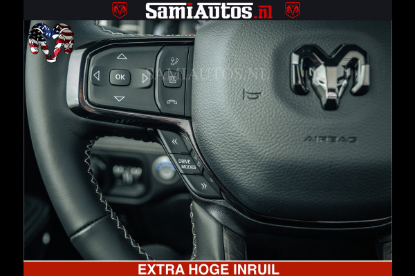 Dodge Ram 1500 Limited Night H.O 540HP 706Nm | Massage + Full Option | De Meest Luxe en Volle Pick-Up in zijn Klasse | Comfortabele Dubbele Cabine met Royale 5 Zitplaatsen | BPM vrij | Nu Leverbaar uit Voorraad | Voorraad Nr 2295 - 8559