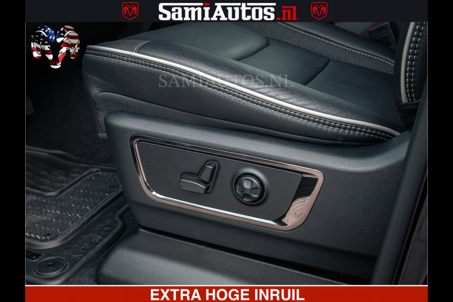 Dodge Ram 1500 Limited Night H.O 540HP 706Nm | Massage + Full Option | De Meest Luxe en Volle Pick-Up in zijn Klasse | Comfortabele Dubbele Cabine met Royale 5 Zitplaatsen | BPM vrij | Nu Leverbaar uit Voorraad | Voorraad Nr 2295 - 8559