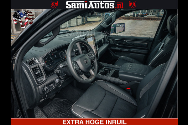 Dodge Ram 1500 Limited Night H.O 540HP 706Nm | Massage + Full Option | De Meest Luxe en Volle Pick-Up in zijn Klasse | Comfortabele Dubbele Cabine met Royale 5 Zitplaatsen | BPM vrij | Nu Leverbaar uit Voorraad | Voorraad Nr 2295 - 8559