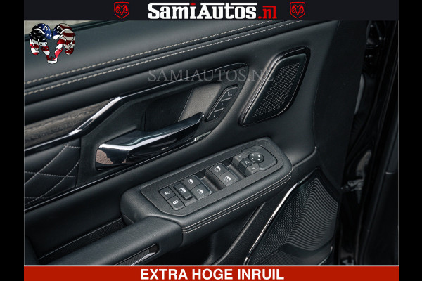 Dodge Ram 1500 Limited Night H.O 540HP 706Nm | Massage + Full Option | De Meest Luxe en Volle Pick-Up in zijn Klasse | Comfortabele Dubbele Cabine met Royale 5 Zitplaatsen | BPM vrij | Nu Leverbaar uit Voorraad | Voorraad Nr 2295 - 8559