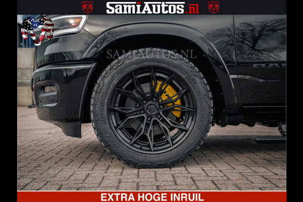 Dodge Ram Limited Night H.O 540HP 706Nm | Massage + Full Option | De Meest Luxe en Volle Pick-Up in zijn Klasse | Comfortabele Dubbele Cabine met Royale 5 Zitplaatsen | BPM vrij | Nu Leverbaar uit Voorraad | Voorraad Nr 2370 - 5411