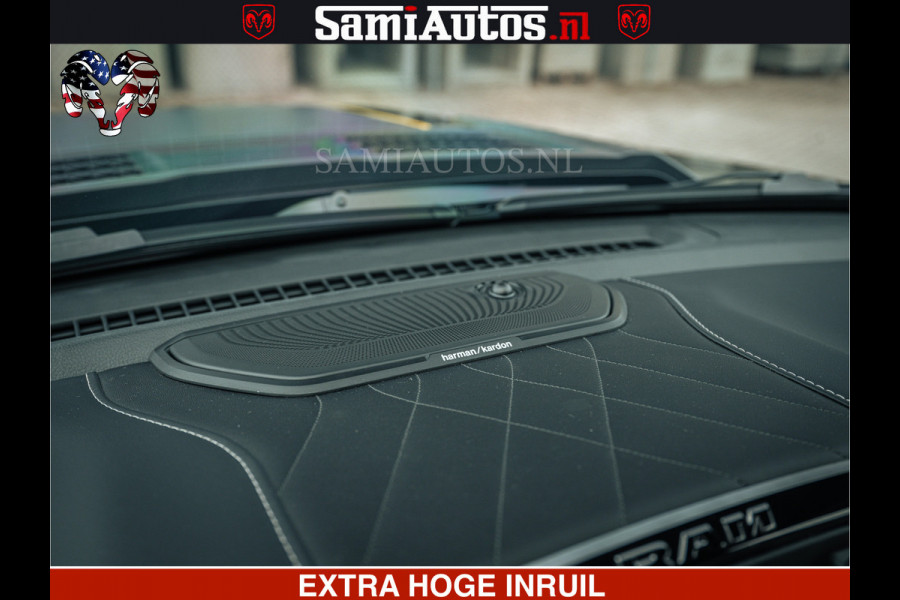 Dodge Ram Limited Night H.O 540HP 706Nm | Massage + Full Option | De Meest Luxe en Volle Pick-Up in zijn Klasse | Comfortabele Dubbele Cabine met Royale 5 Zitplaatsen | BPM vrij | Nu Leverbaar uit Voorraad | Voorraad Nr 2370 - 5411