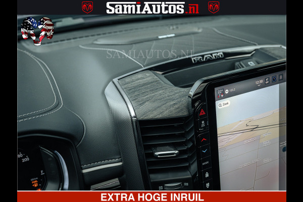 Dodge Ram Limited Night H.O 540HP 706Nm | Massage + Full Option | De Meest Luxe en Volle Pick-Up in zijn Klasse | Comfortabele Dubbele Cabine met Royale 5 Zitplaatsen | BPM vrij | Nu Leverbaar uit Voorraad | Voorraad Nr 2370 - 5411