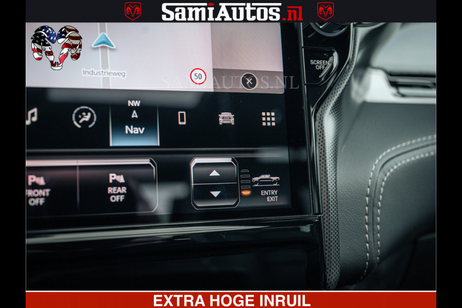 Dodge Ram Limited Night H.O 540HP 706Nm | Massage + Full Option | De Meest Luxe en Volle Pick-Up in zijn Klasse | Comfortabele Dubbele Cabine met Royale 5 Zitplaatsen | BPM vrij | Nu Leverbaar uit Voorraad | Voorraad Nr 2370 - 5411