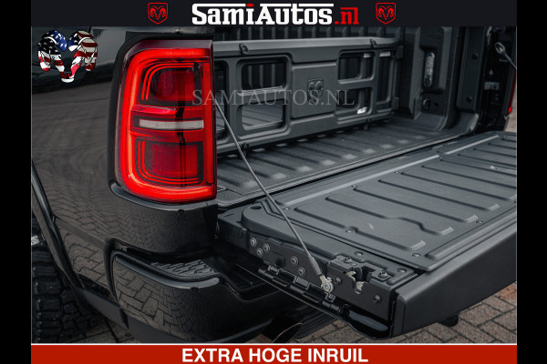 Dodge Ram Limited Night H.O 540HP 706Nm | Massage + Full Option | De Meest Luxe en Volle Pick-Up in zijn Klasse | Comfortabele Dubbele Cabine met Royale 5 Zitplaatsen | BPM vrij | Nu Leverbaar uit Voorraad | Voorraad Nr 2370 - 5411