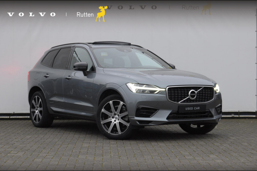 Volvo XC60 T8 390PK Automaat AWD R-Design / Adaptieve koplampen / BLIS /Adaptieve cruise control / Panoramadak / Apple carplay / Parkeersensoren met camera / Elektrische achterklep / Elektrische stoelen met geheugen / Stoel en stuurwielverwarming