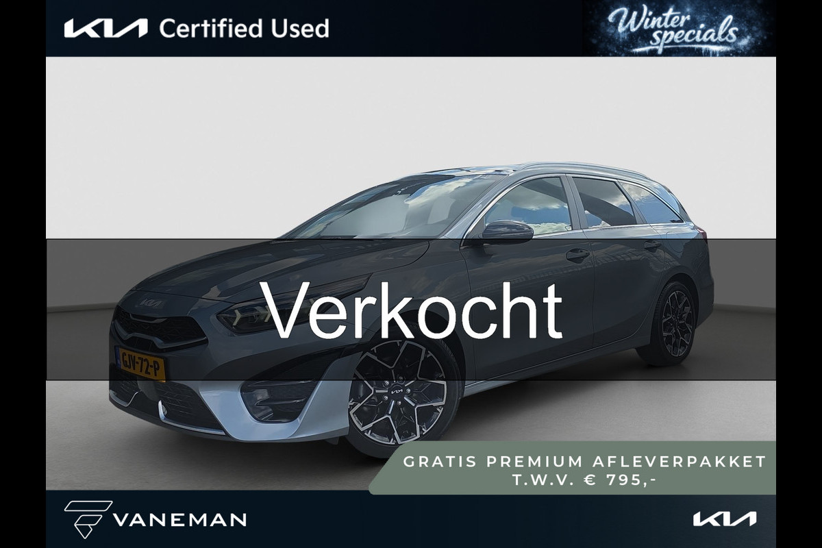 Kia Ceed Sportswagon 1.5 T-GDi GT-Line Automaat | Stoel & Stuurverwarming | Sportstuur | Schuif/Kanteldak | LED | Elektr. Achterklep |