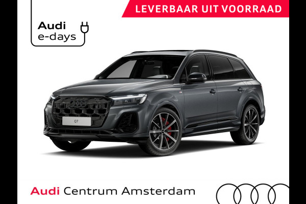Audi Q7 Pro Line S 55 TFSI e 394 pk | Bang & Olufsen Premium 3D | Glazen panoramadak | Vierwielbesturing | Sportstoelen plus voorin |
