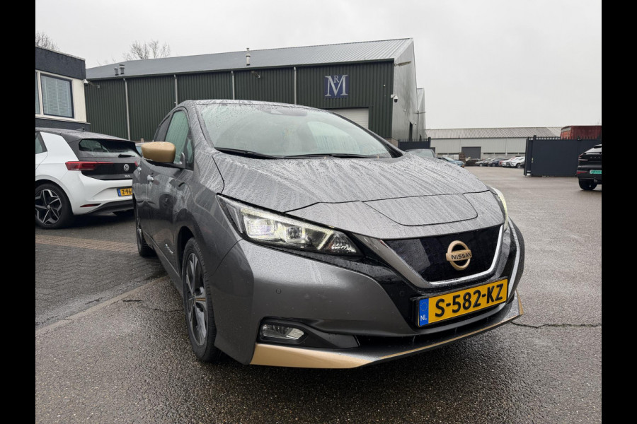 Nissan Leaf Tekna 40 kWh SOH 91%| WARMTEPOMP | BOSE AUDIO | STUUR + STOELVERWARMING VOOR EN ACHTER  | LEDEREN BEKLEDING | 360° CAMERA | DODEHOEKDETECTIE | NETTE COMPLETE AUTO | INCL. 12 MND BOVAG GARANTIE