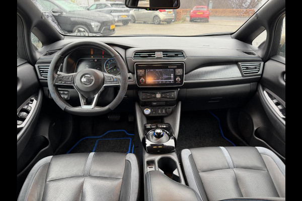 Nissan Leaf Tekna 40 kWh SOH 91%| WARMTEPOMP | BOSE AUDIO | STUUR + STOELVERWARMING VOOR EN ACHTER  | LEDEREN BEKLEDING | 360° CAMERA | DODEHOEKDETECTIE | NETTE COMPLETE AUTO | INCL. 12 MND BOVAG GARANTIE
