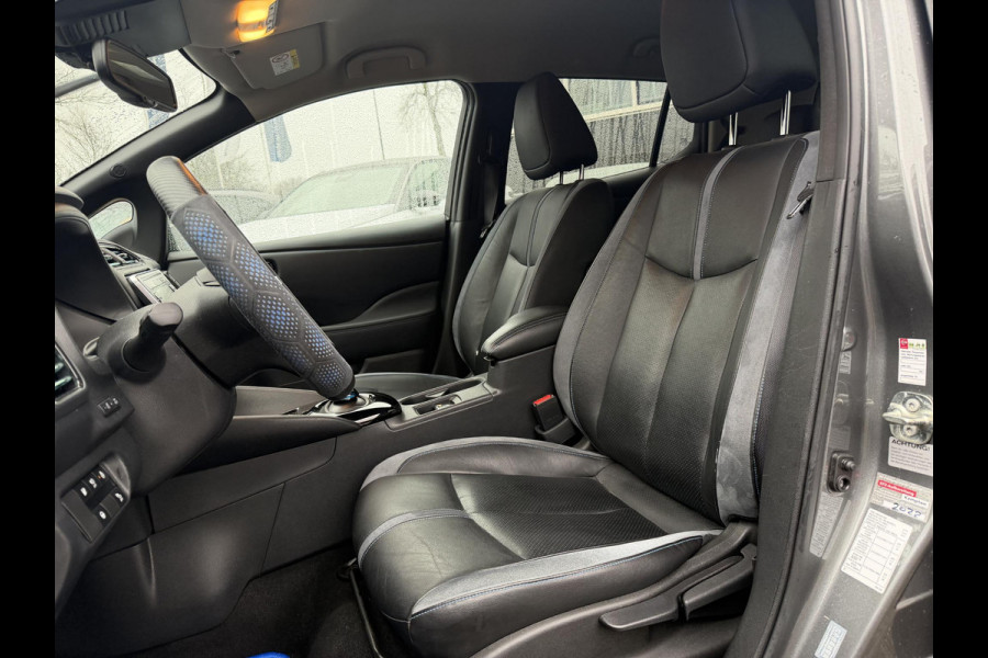 Nissan Leaf Tekna 40 kWh SOH 91%| WARMTEPOMP | BOSE AUDIO | STUUR + STOELVERWARMING VOOR EN ACHTER  | LEDEREN BEKLEDING | 360° CAMERA | DODEHOEKDETECTIE | NETTE COMPLETE AUTO | INCL. 12 MND BOVAG GARANTIE